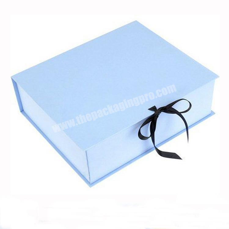 Decorative Custom Print Clear Cardboard Gift Paper Box With Your Own Logo For Clothing Packaging