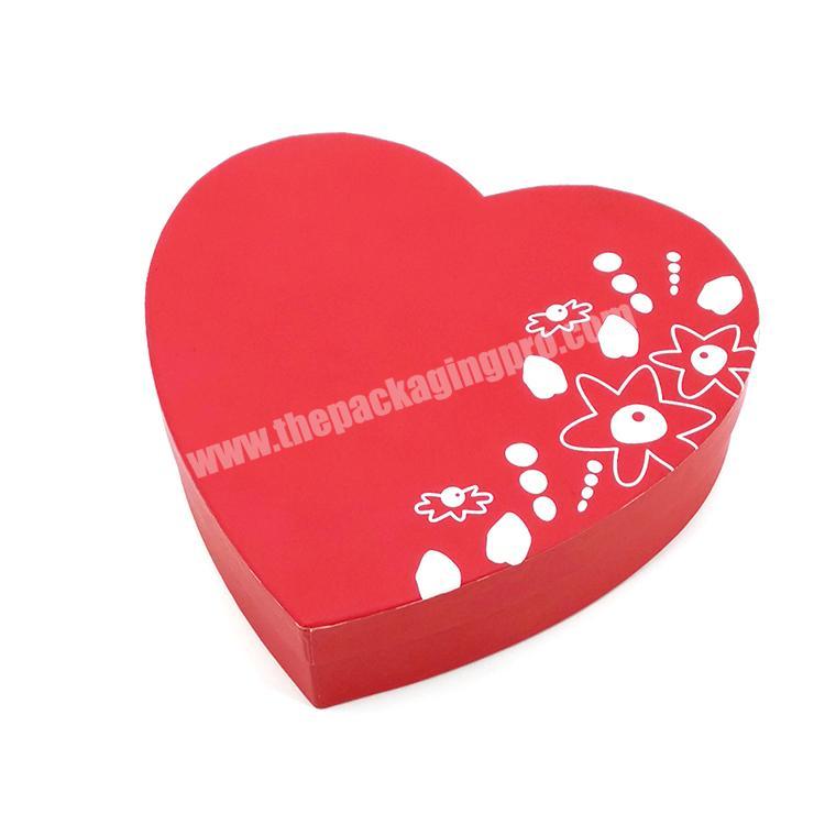 Decorative Large Heart Shaped Box Supplier Heart Shaped Box with Cover Empty Heart Shape Chocolate Packaging Box