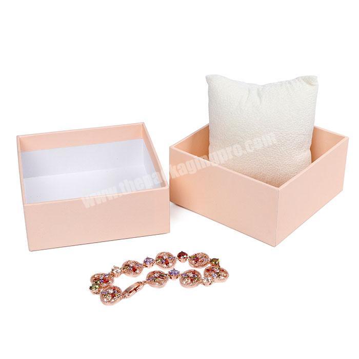 Deluxe custom design ring bracelet necklace brooch paper cardboard packaging jewelry set box