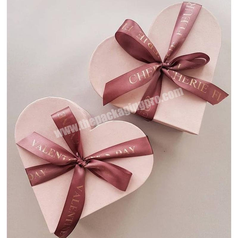 Design luxury cosmetics heart-shaped nail polish customized gift paper box packaging