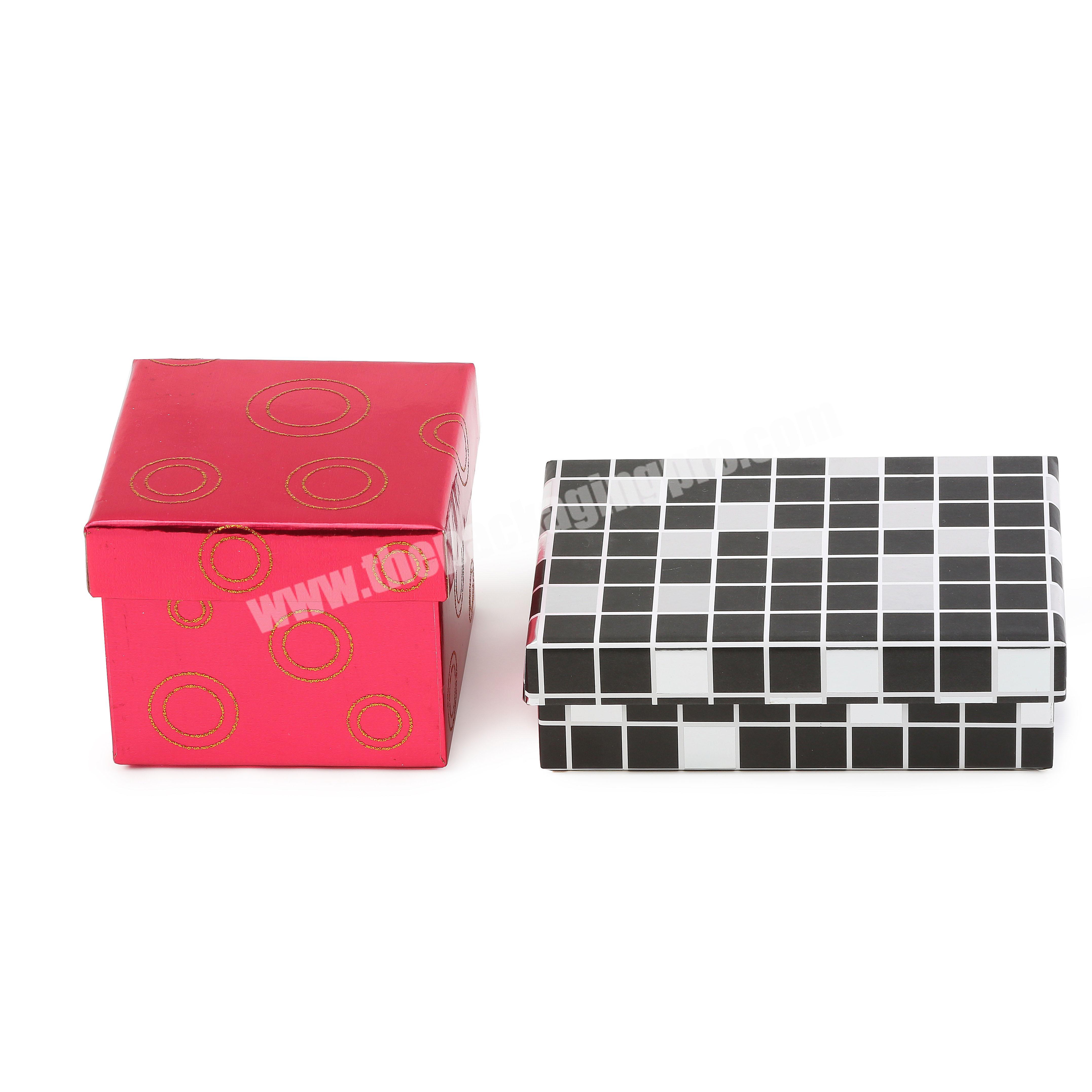 Different size rigid box in a whole set packing box from small to big size