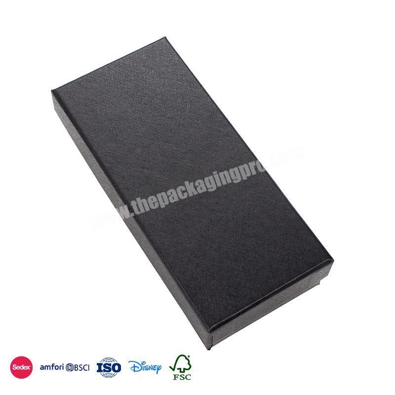 Direct Factory Price Black personalized minimalist design with waterproof fixing base watch box packaging