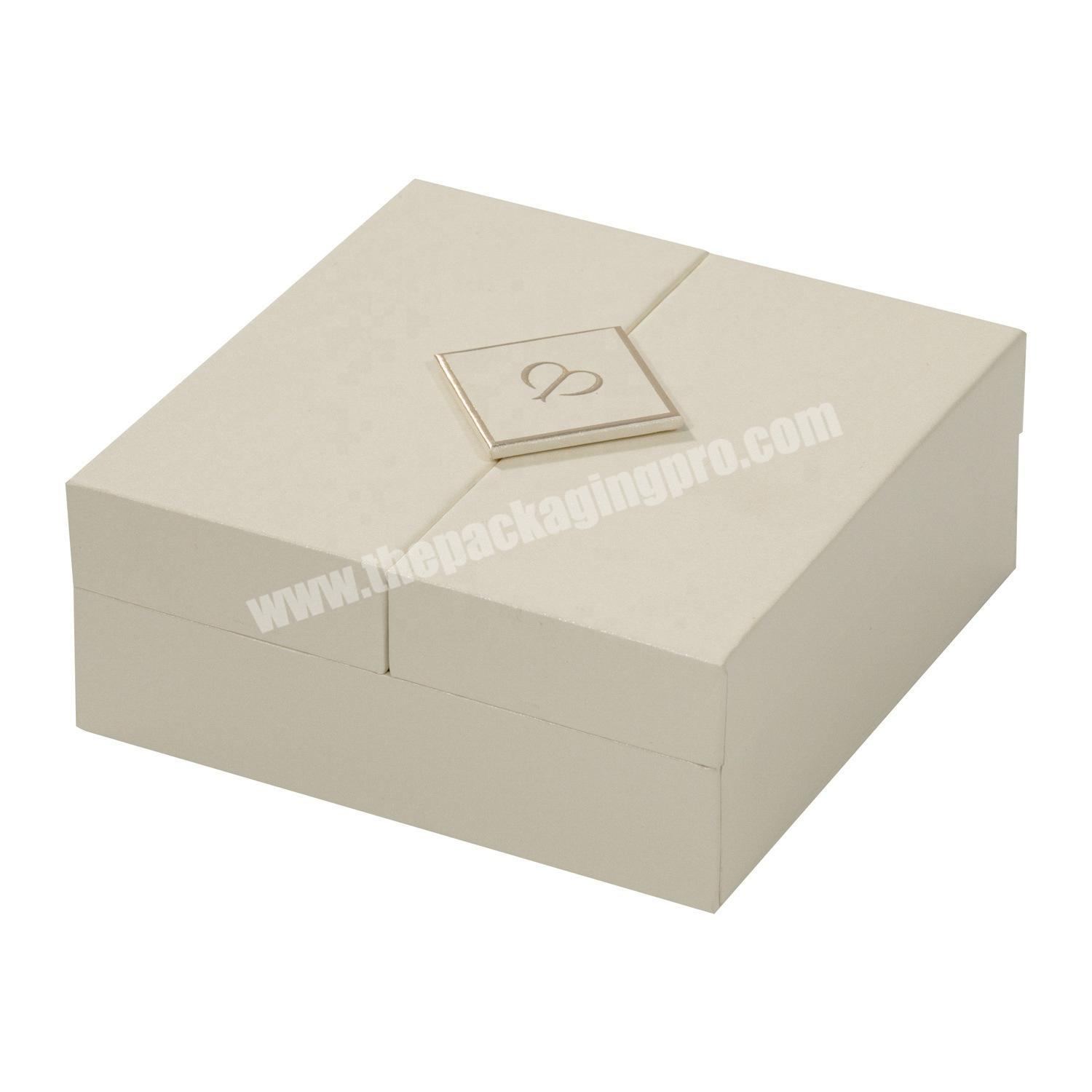 Display gift boxes with two flaps
