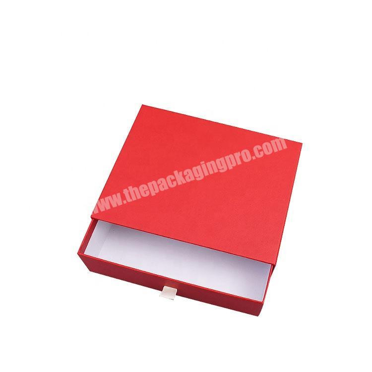 Dongguan Factory Custom Drawer Box with insert paper inner foam inside all pantones color luxury box outside