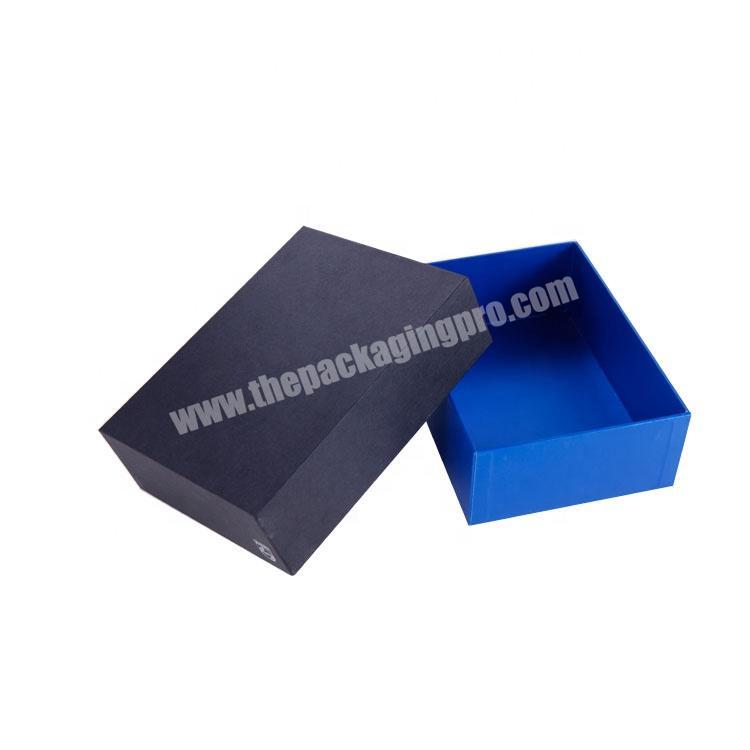 Dongguan Factory Made Premium Custom Logo Black Kraft Cardboard Packaging paper Box Gift Box