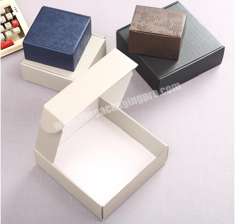 Dongguan factory Custom Logo Printed Parcel Mail Box Die Cut Postal Mailing Boxes