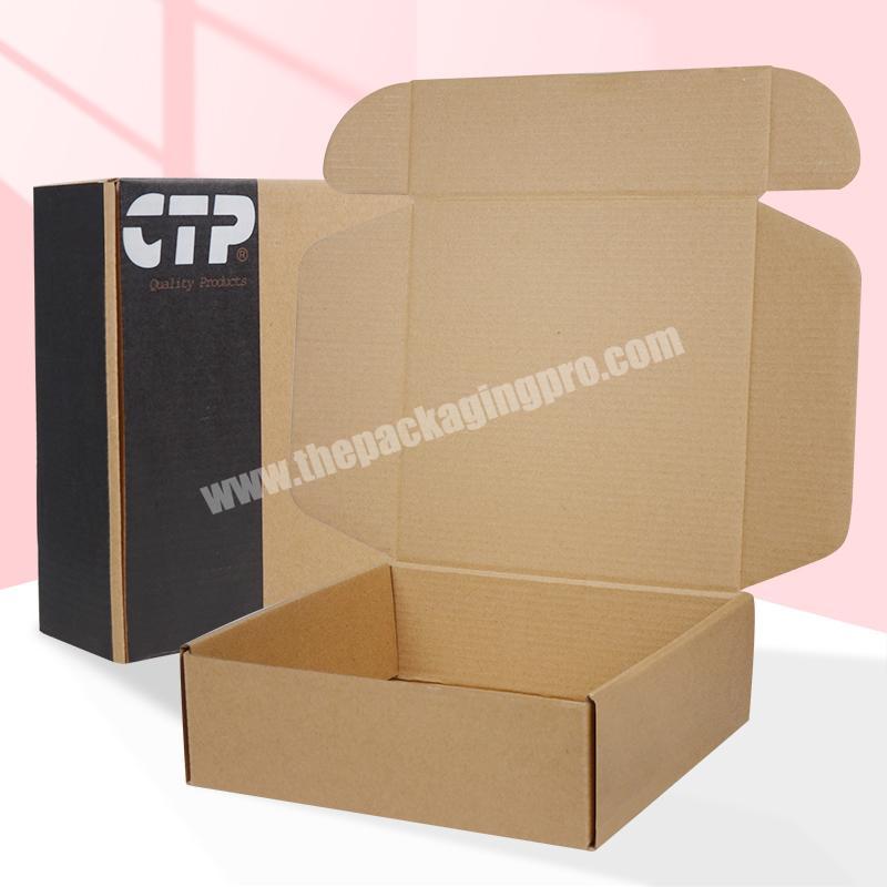 Durable Customized Logo Design Gift Kraft Paper Packaging Mailer Box