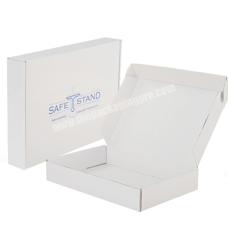 E-commerce packaging  boxes carton corrugated board mailing white mailer box