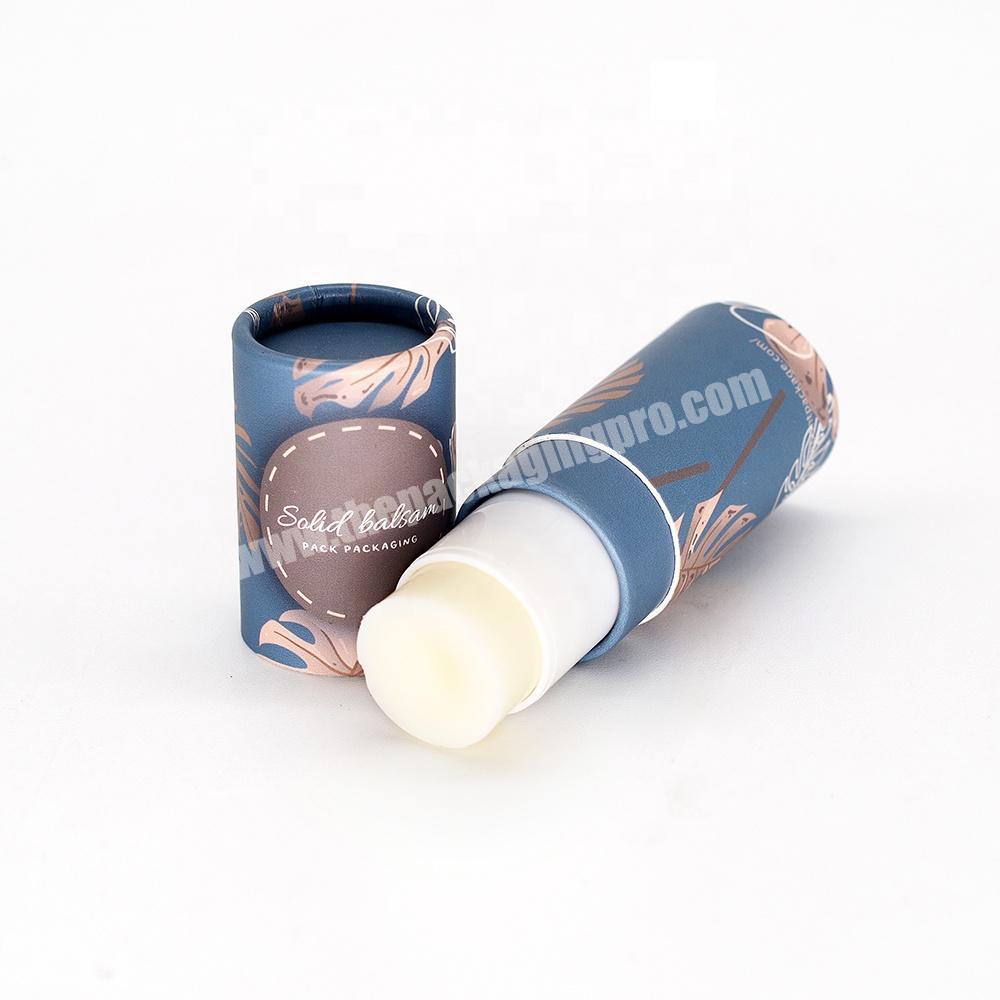 ECO Paper Tube Packaging Cardboard Deodorant Containers Paper Tube Friendly Tubes For Lip Balm