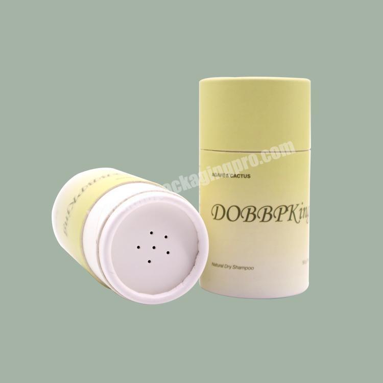 Eco Friendly Cardboard Cosmetic Packaging Cylinder Box Recycled Material Loose Powder Round Paper Tube