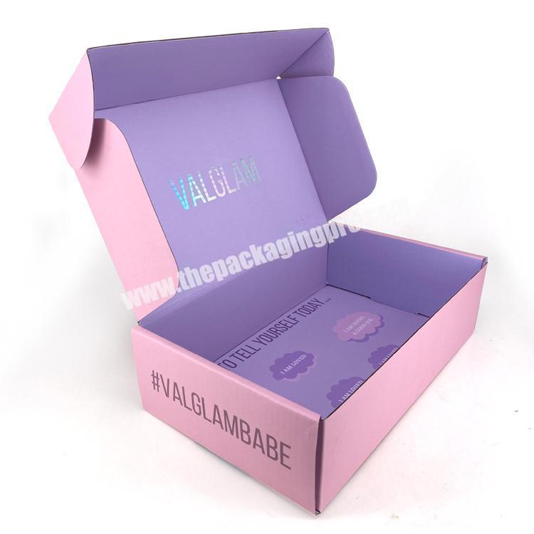 Eco Friendly Custom Logo Corrugated Shipping Mailers Printing Box Packaging