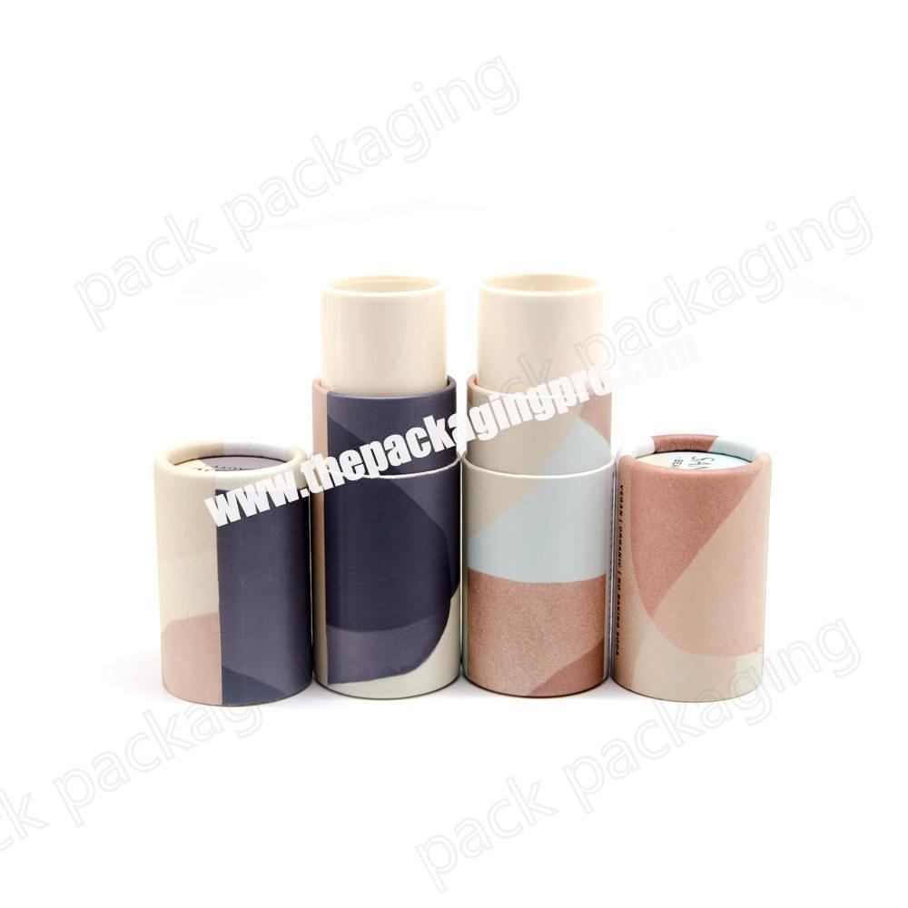 Eco Friendly Cardboard Lip Balm Lipstick Containers Packaging Twist Up Paper Tubes