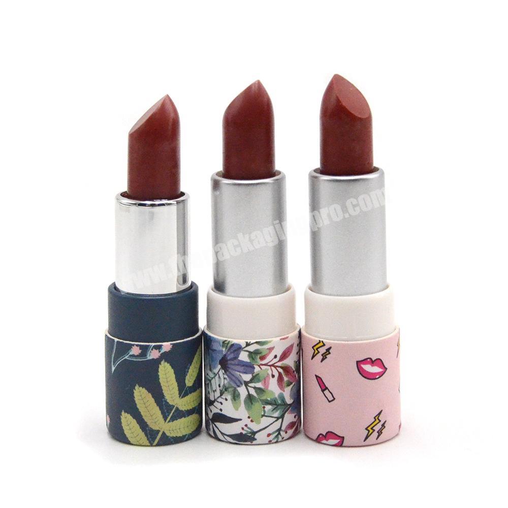 100% Eco friendly Lipstick paper tube packaging cardboard chapstick packaging tube