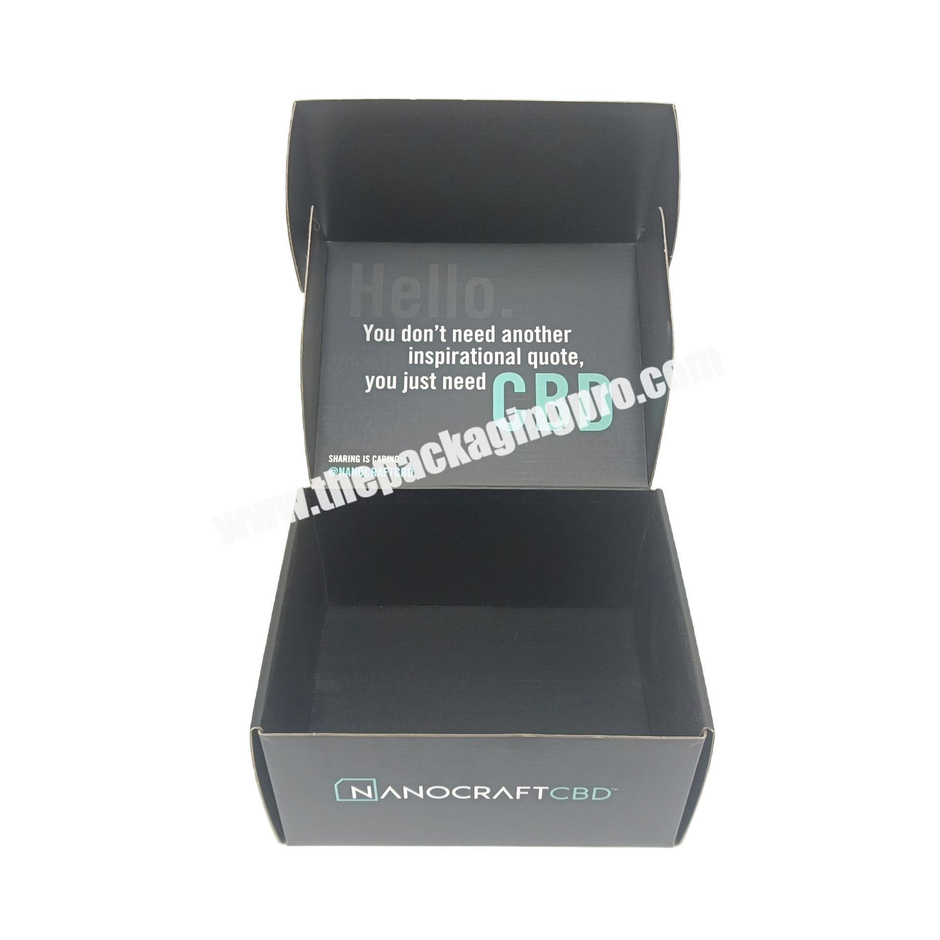 Eco Friendly Custom Logo Printed Mailer Box Packaging Corrugated mailers  gift boxes for Bottles Jewelry Clothing