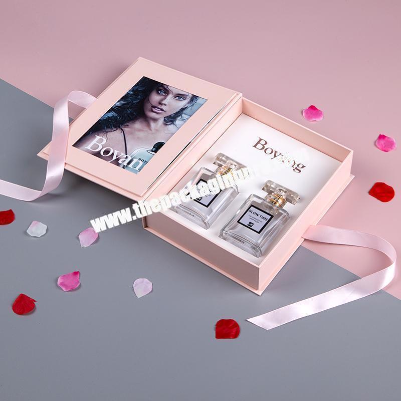 Luxury Design Empty Beauty Cosmetics Perfume Box Essential oil Bottle Cosmetic Gift Paper Packaging Box