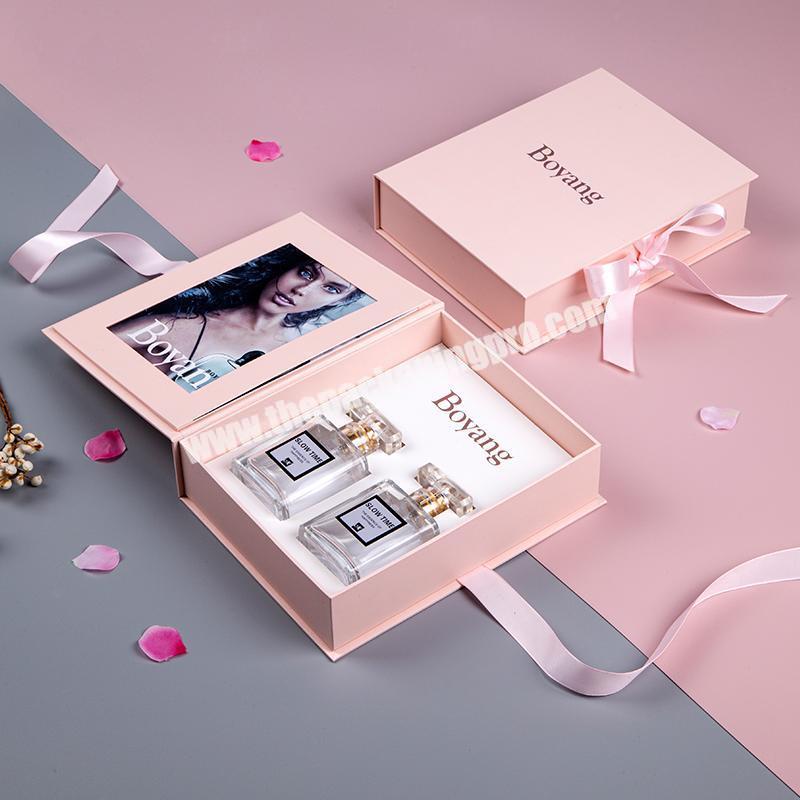 Custom Logo Printing Rigid Paper Parfum Gift Box Luxury Empty Perfume Packaging Box