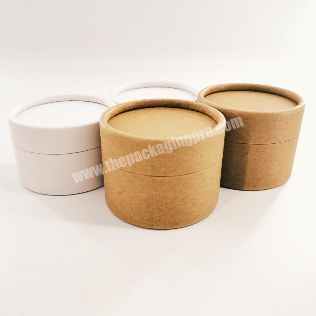 Eco Friendly Empty Cosmetic Cardboard Containers Paper Tube For Loose Powder Packaging
