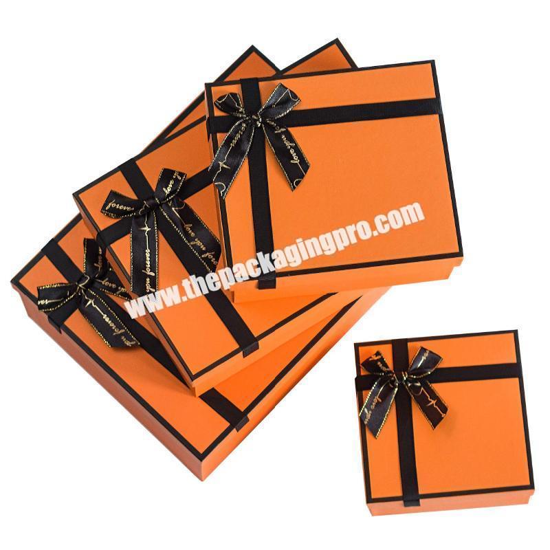 Wholesale Luxury Large Rigid Paper Custom Printing Elegant packaging Gift Box