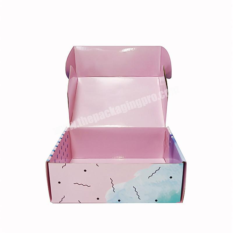Eco Friendly Mailer Box Logo Customize Paper Cosmetic Box Packaging