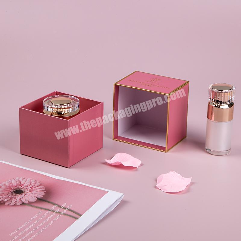 Eco friendly Custom Product Large Size Luxury Logo Printed Beauty Paper Cosmetic Gift Packaging Boxes