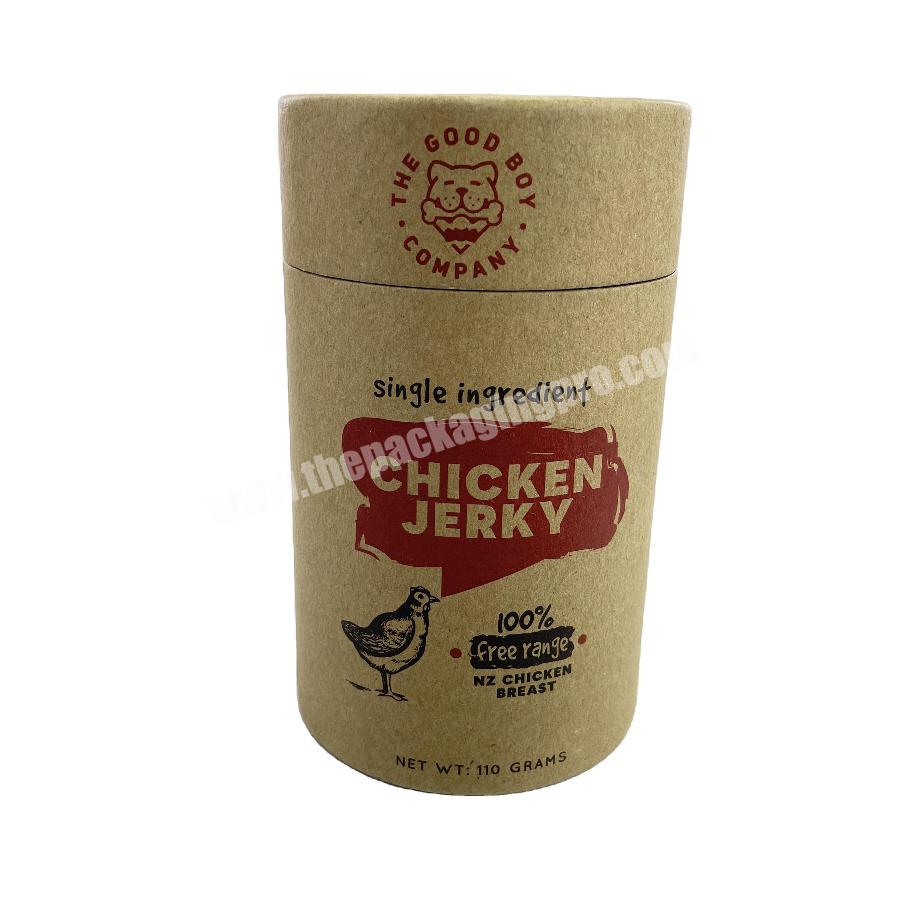 Eco-friendly Food Grade Cardboard Tubes Tea Cardboard Box Tube Packaging For Coffee Albumen Powder
