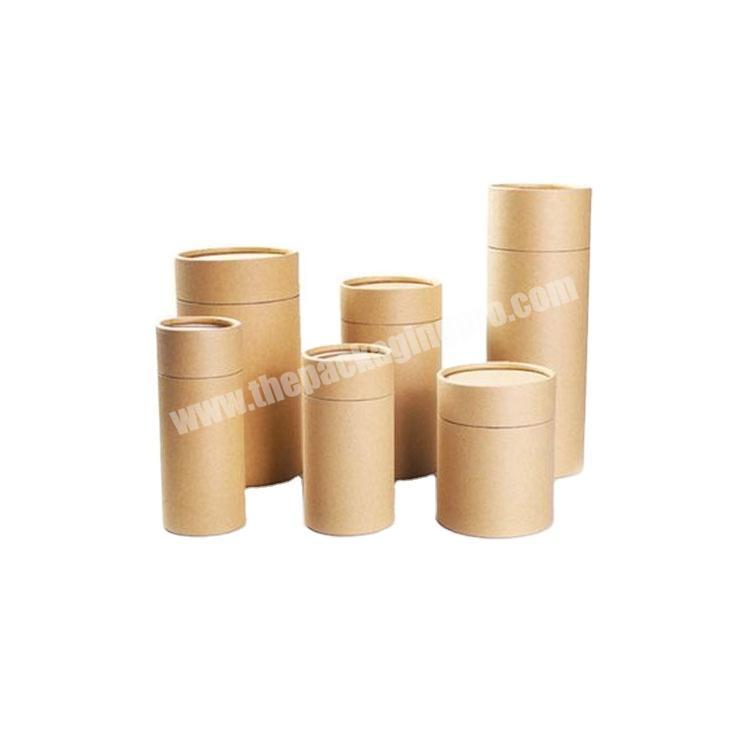 Eco-friendly cardboard personalized design wholesale kraft round paper tube box good quality tube packaging boxes