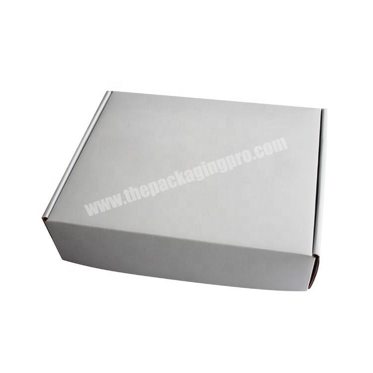 Eco friendly custom printed design plane shape white color mailer box for packaging factory
