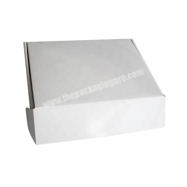Eco friendly custom printed design plane shape white color mailer box for packaging manufacturer
