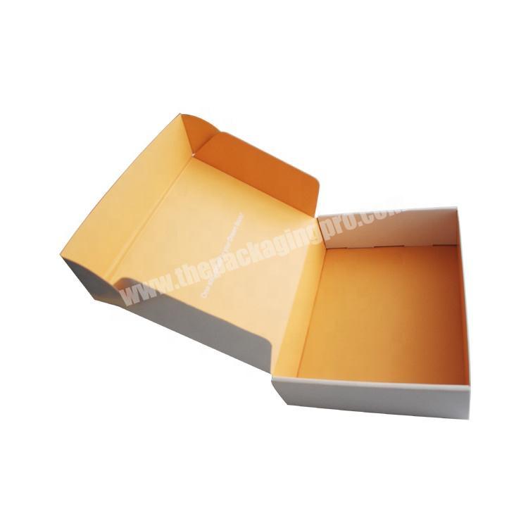 Eco friendly custom printed design plane shape white color mailer box for packaging
