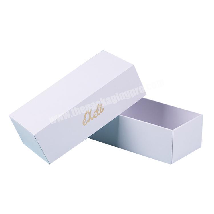 Eco-friendly gold stamping logo remote control paper gift packaging box
