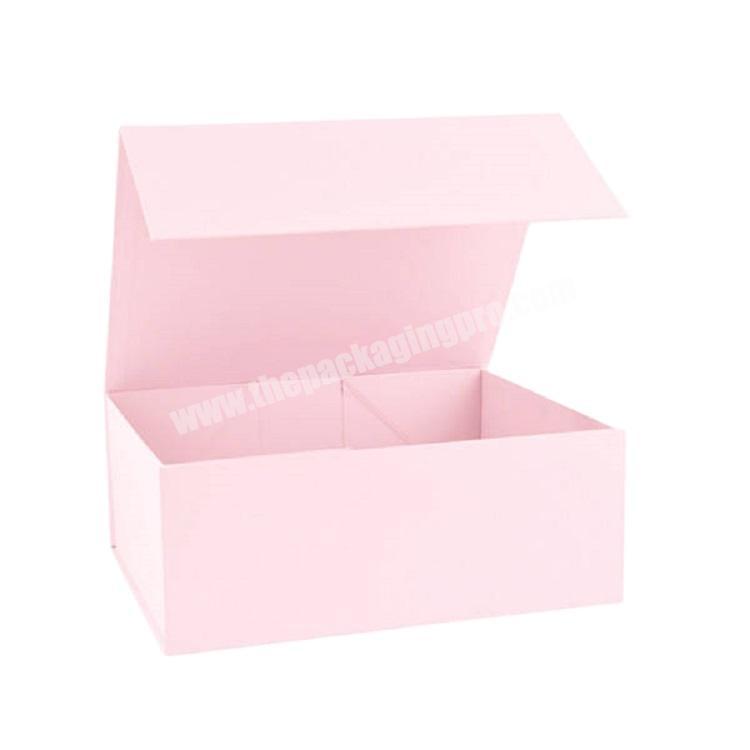 Elegant style wholesale high quality luxury black magnetic flap boxes rigid cardboard custom boxes magnetic