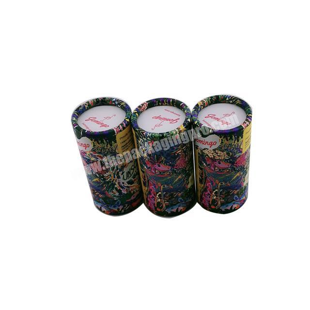 Empty Biodegradable Kraft Cardboard Container Lip Balm Deodorant Packaging Recyclable Push Up Paper Tube