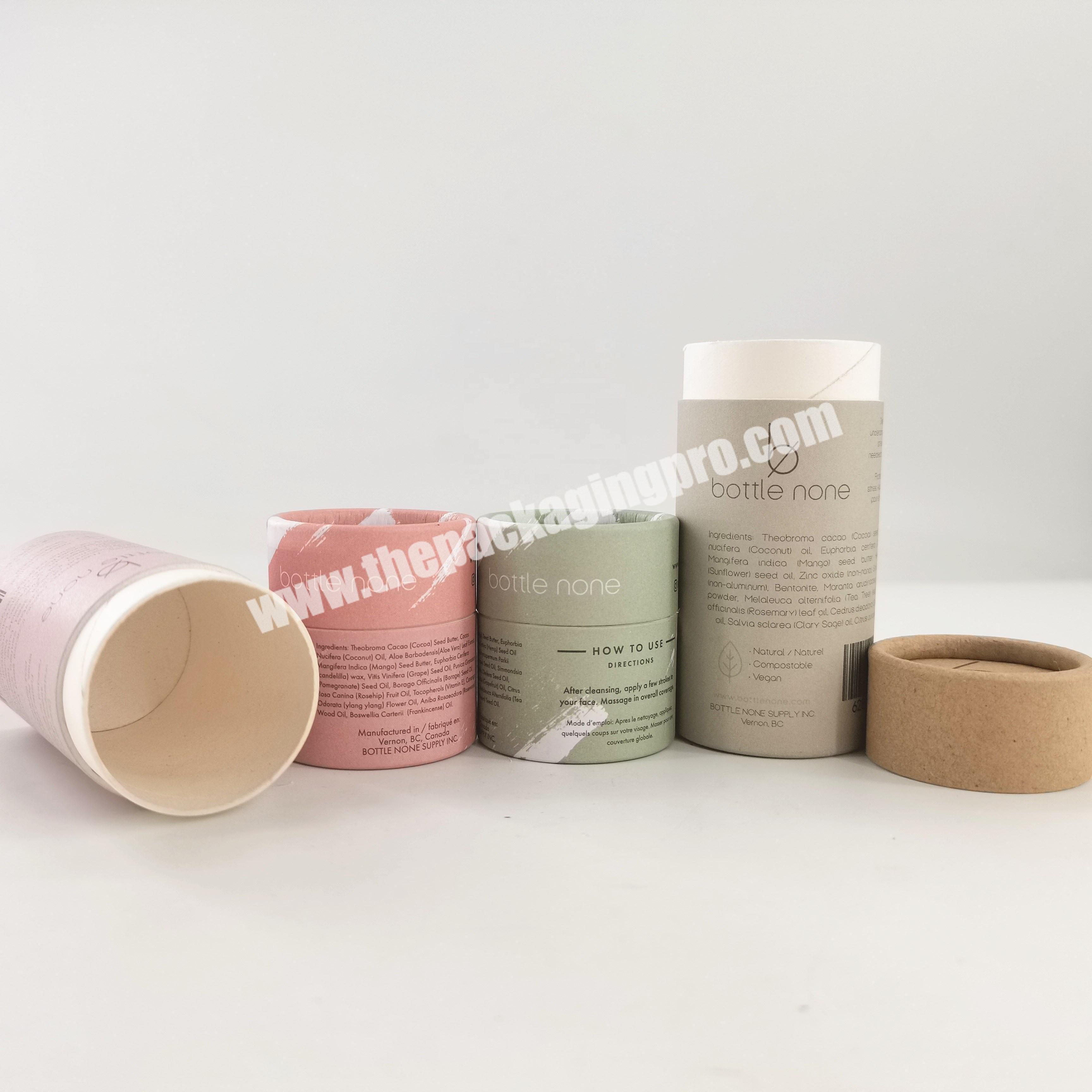 Empty Cardboard Cylinder Spice Packaging Containerboxestubes Other Food & Beverage Packaging Kraft Paper  Cartons Recyclable