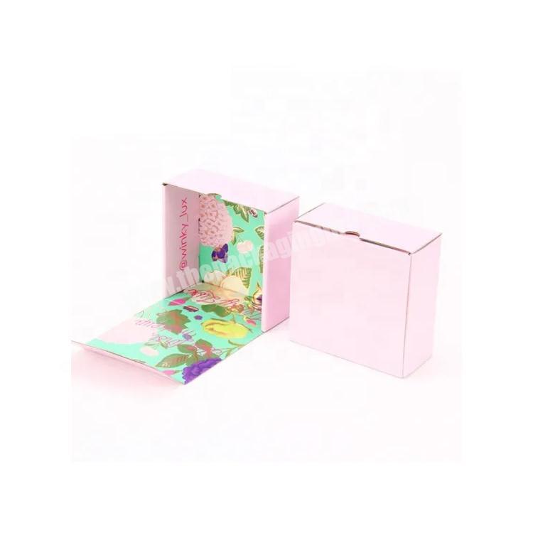 Environmental high quality  printed design   paper mailer box for gift packaging manufacturer