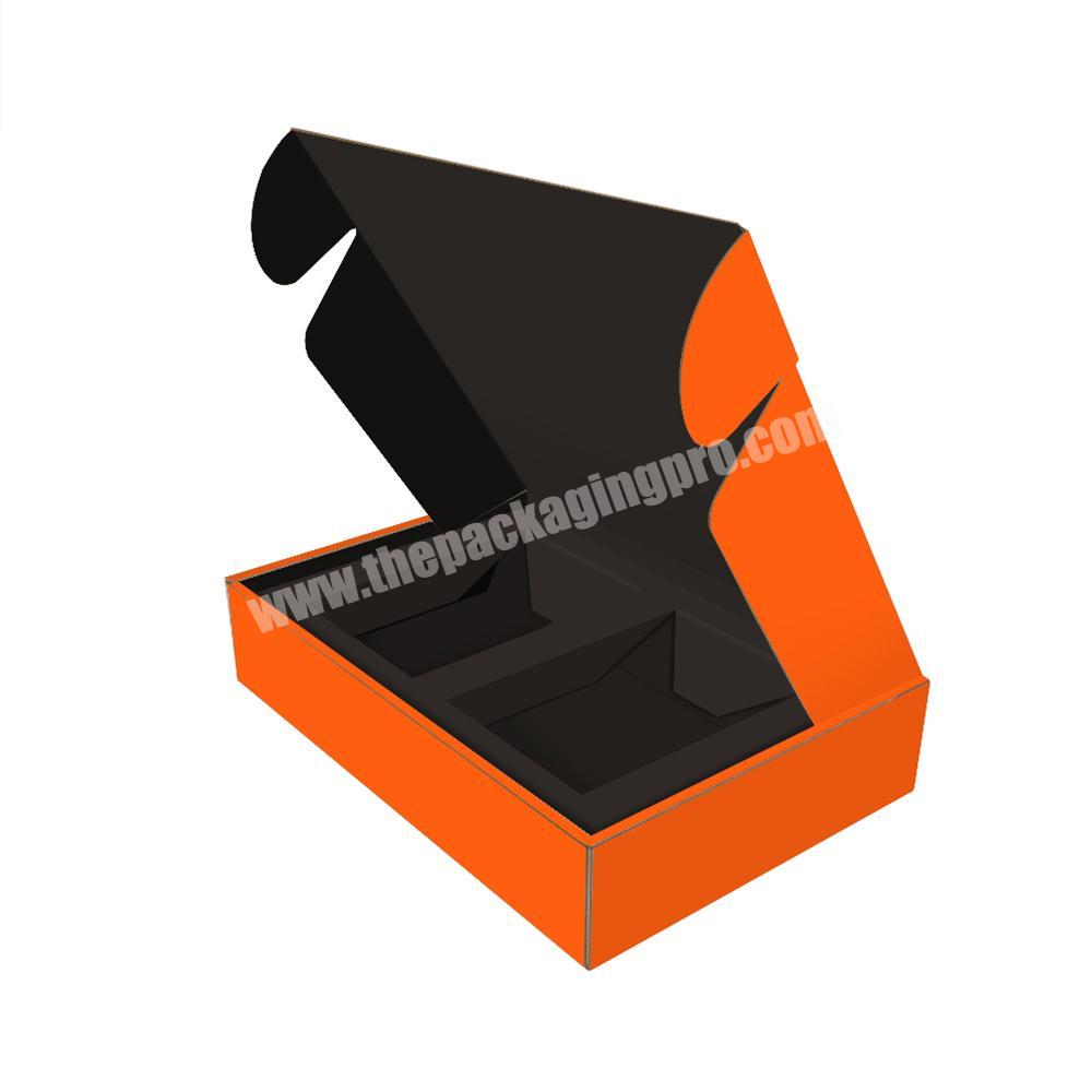Custom LOGO corrugated shipping box tuck end mailing delivery paper box folding mailer box