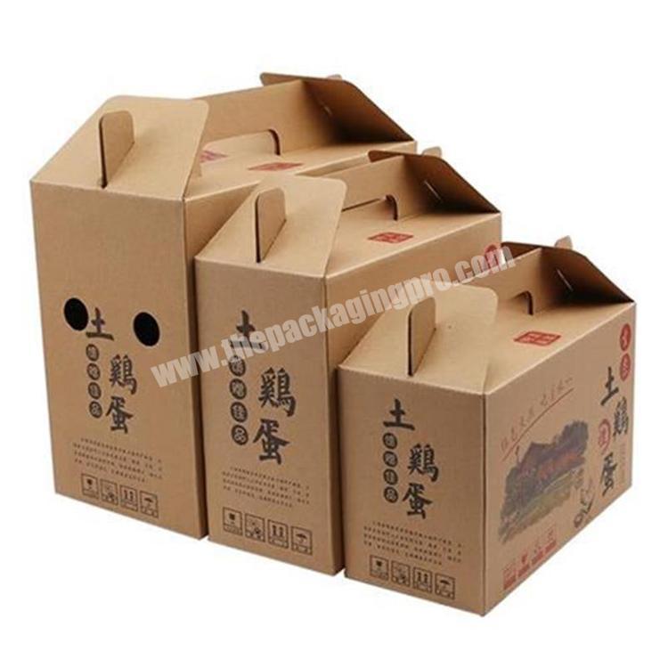 Factory 612 Pack Recycled Corrugated Drawer Packaging Paper Eggs Box With Insert