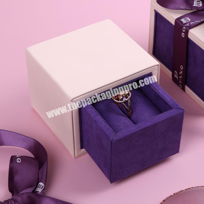 Factory Custom Hot Sale Product 100% Quality Luxury Display Small Make Paper Jewelry Ring Boxes