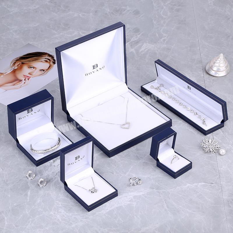 Factory Customized Logo Luxury New Design Gift Storage Packaging Pendant Unique Ring Necklace Box Branded