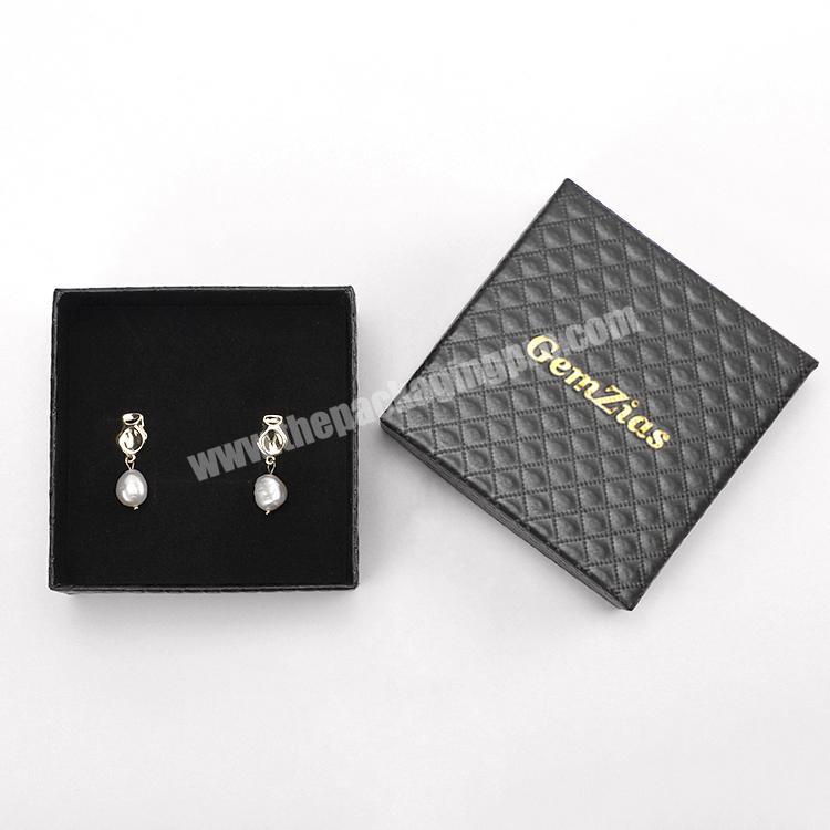 Factory Direct Sale Custom Logo Luxury Jewelry Earring Ring Display Box Packaging Box