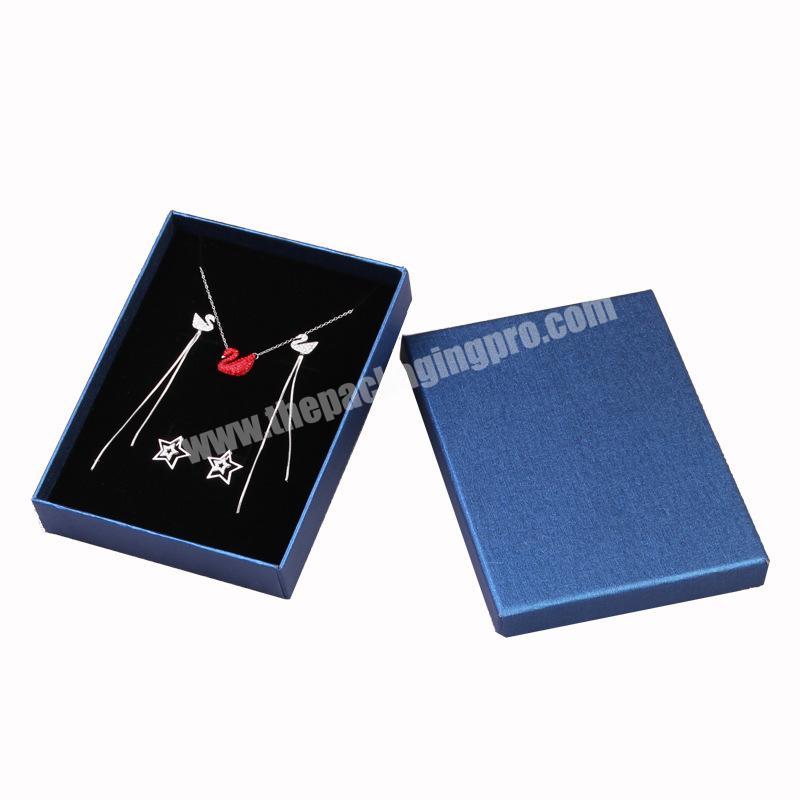Factory Direct Sale Fashionable Custom Necklace Paper Retail Jewelry Box