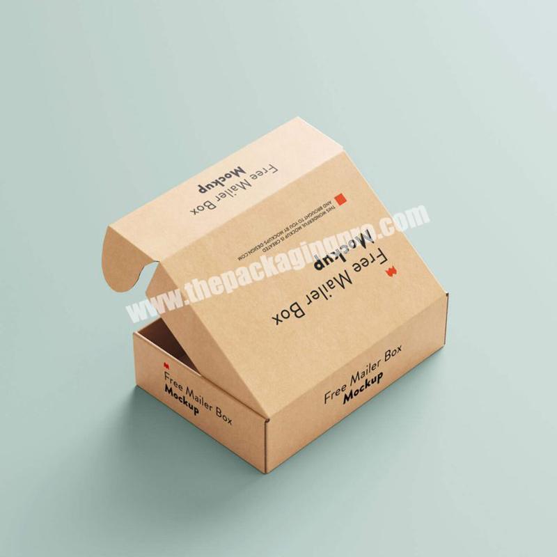 Factory Direct Supply Mailing Box High Quality Packing Boxes Brown Cardboard Postal Box