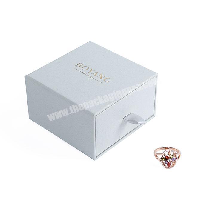 Factory OEM Custom High Quality Drawer box packing small Gift Paper necklace box