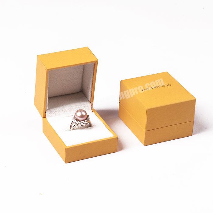 Factory Wholesale Fashion Hot Sale Custom Storage Packaging Gift Ring Box Plastic Jewelry Case