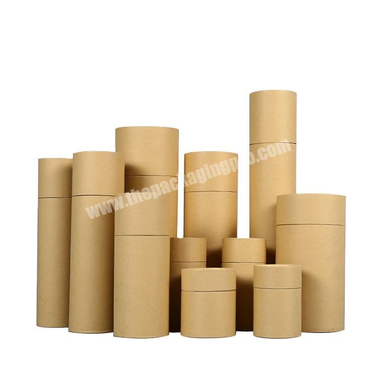 Factory direct cylinder packaging wholesale cheap price handmade round kraft tube gift box eco-friendly box tube