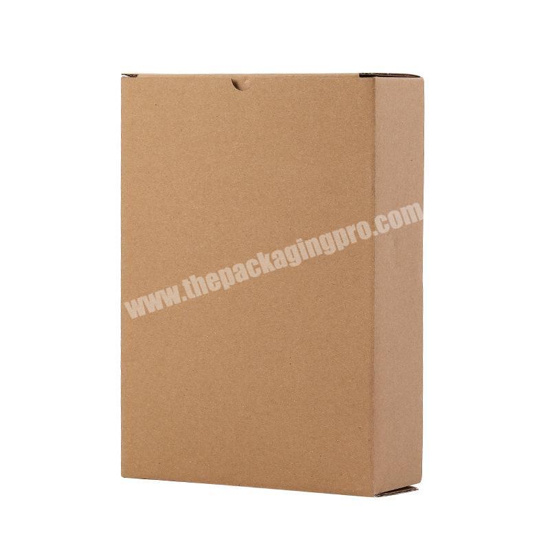 Factory direct sale corrugated gift box customized usb cable box packaging clothing packaging box