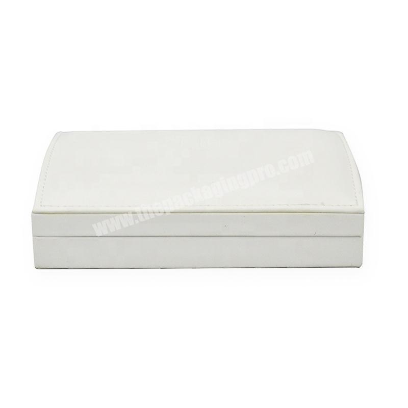 Factory mass production printing paper box design custom white paper jewelry box for necklace