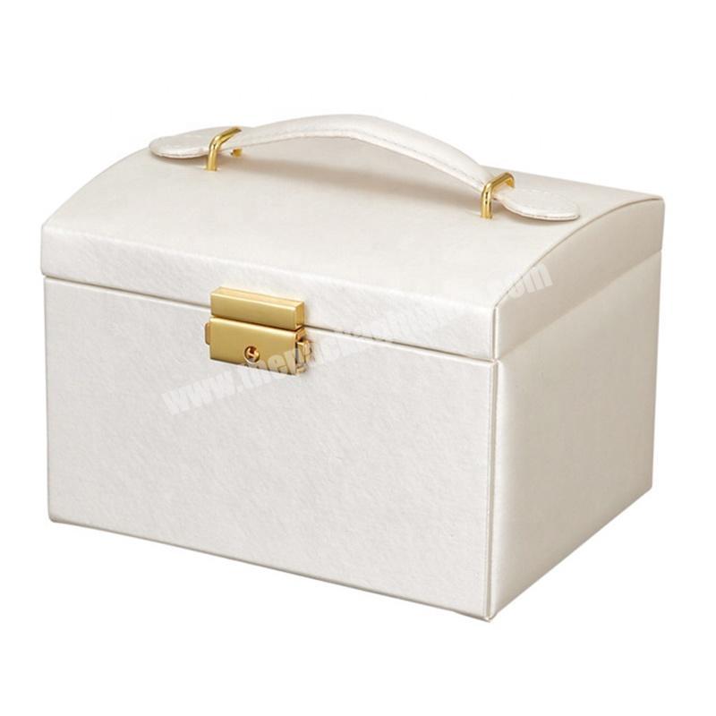 Factory production attractive design multiple jewelry boxes travel accessory jewelry storage box