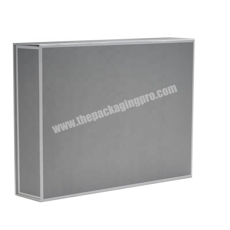Factory production multi-size gift box package design custom printed flat folding paper box