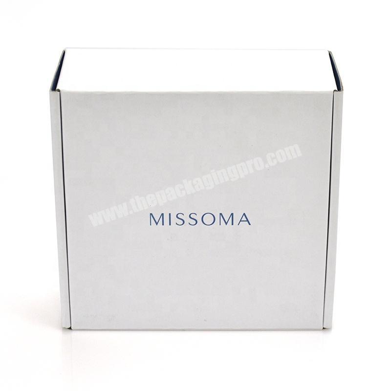Factory production paper box packaging printing gift box design custom simple white packaging box