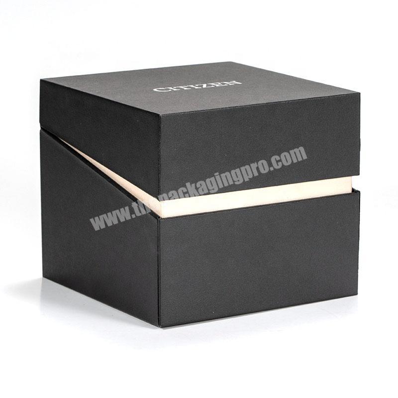 Factory production  printing paper box design custom paper gift box black cardboard jewelry box